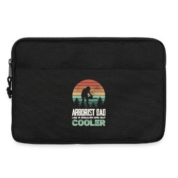 Arborist Dad Waldarbeiter Shirt - Laptoptasche 13" - Schwarz - Vorne