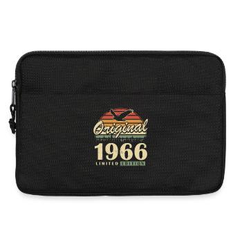 1966 Vintage Born Retro Vintage Birthday - Laptop bag 13" - black - Front