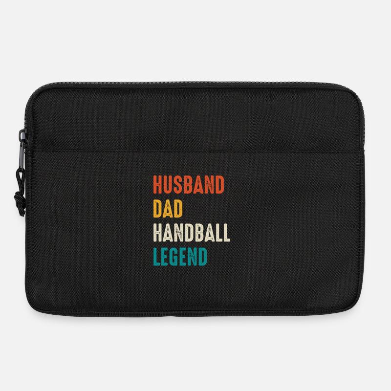 Handball Legende Vater Ehemann - Laptoptasche 13" - Schwarz