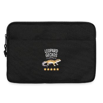 Insigne de critique des Geckos Léopards - Sacoche pour ordinateur portable 13 pouces - noir - Devant