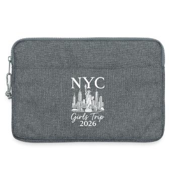 NYC Girls Trip 2026 - Laptoptasche 13" - Grau meliert - Vorne