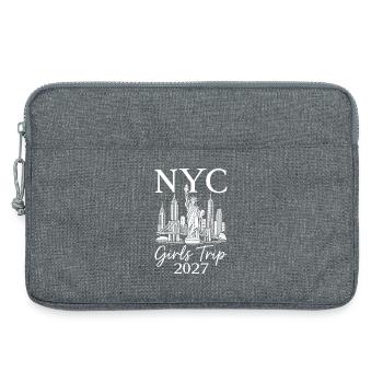 NYC Girls Trip 2027 - Laptoptasche 13" - Grau meliert - Vorne