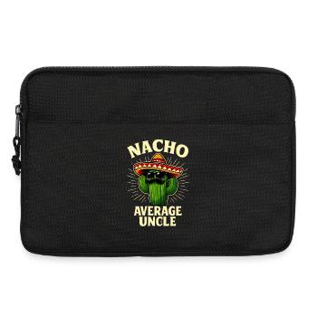 Non, oncle moyen, Nacho, oncle moyen. - Sacoche pour ordinateur portable 13 pouces - noir - Devant