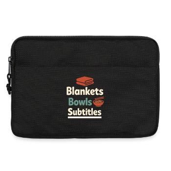 Anime introvert Weeb couch potato - Laptop bag 13" - black - Front