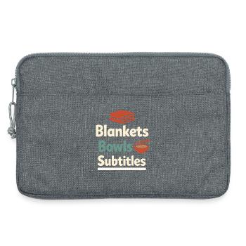 Anime-introvert Weeb Stubenhocker - Laptoptasche 13" - Grau meliert - Vorne