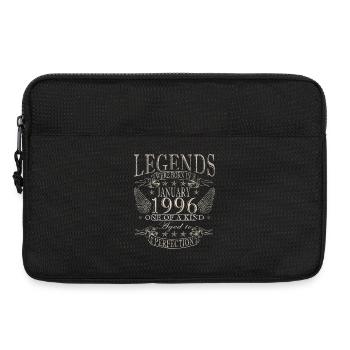 January 1996 Vintage Retro Birthday Gift - Laptop bag 13" - black - Front