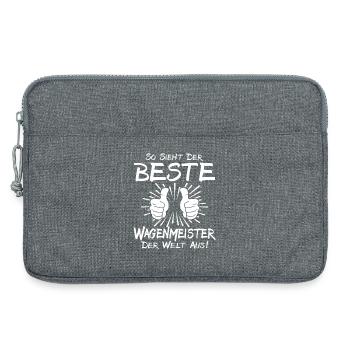 Meilleur maître de chariot - Sacoche pour ordinateur portable 13 pouces - gris chiné - Devant