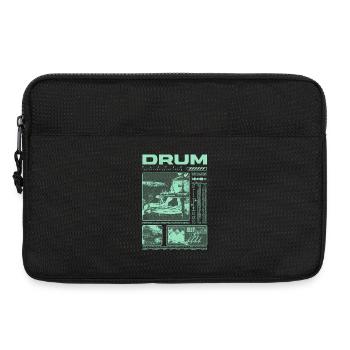 Rock-Schlagzeuger, Trommelspieler, Streetwear - Laptoptasche 13" - Schwarz - Vorne