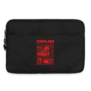 Rock-Schlagzeuger, Trommelspieler, Streetwear - Laptoptasche 13" - Schwarz - Vorne