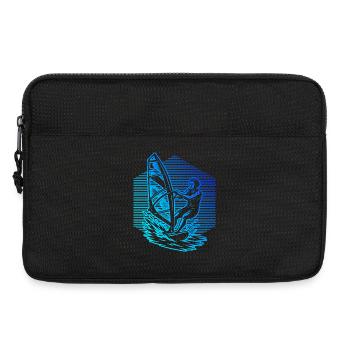 Kurz und klar Windsurfing - Laptoptasche 13" - Schwarz - Vorne