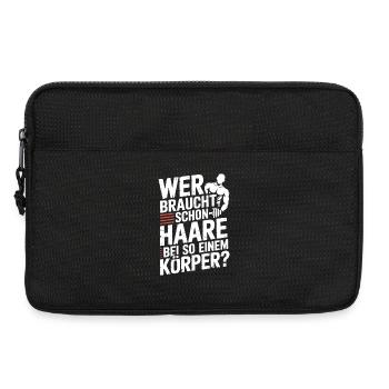 Bald Who Needs Hair Bald Bald - Laptop bag 13" - black - Front