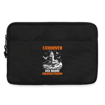Cuxhaven DER WAHRE URLAUBSTRAUM Lustiges - Laptoptasche 13" - Schwarz - Vorne