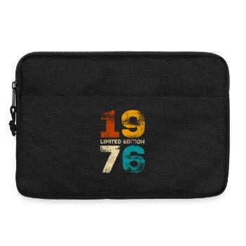Édition limitée cadeau rétro d’anniversaire 1976 - Sacoche pour ordinateur portable 13 pouces - noir - Devant