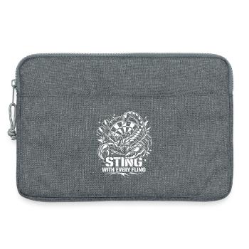 Darts | Sting with Every Fling - Skorpion - Laptoptasche 13" - Grau meliert - Vorne