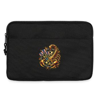 Fléchettes | Pique à chaque aventure - Skorpion - Sacoche pour ordinateur portable 13 pouces - noir - Devant