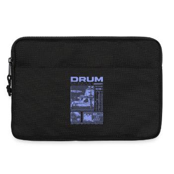 Rock-Schlagzeuger, Trommelspieler, Streetwear - Laptoptasche 13" - Schwarz - Vorne