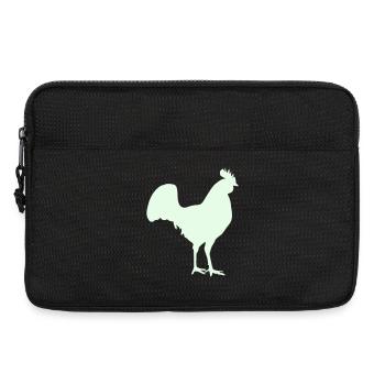  Hahn Silhouette - Laptoptasche 13" - Schwarz - Vorne