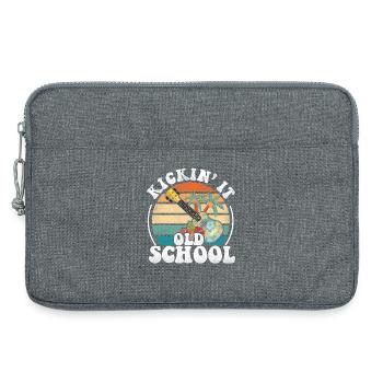 Hawaiian Ukulele Uke Retro Vintage - Laptop bag 13" - heather grey - Front