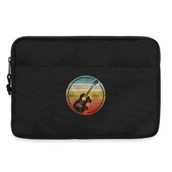 Hawaiian Ukulele Uke Retro Vintage - Laptoptasche 13" - Schwarz - Vorne