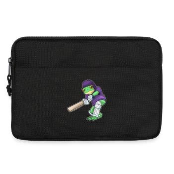 Frosch Cricket Cricketschläger Sport - Laptoptasche 13" - Schwarz - Vorne