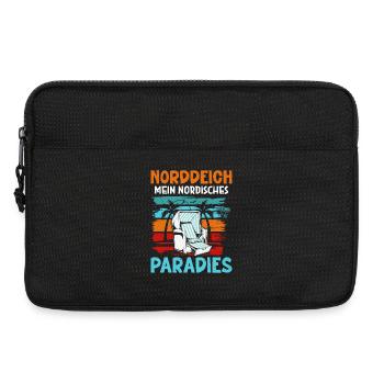 North Sea NORTH DIKE MY NORDIC PARADISE Funny - Laptop bag 13" - black - Front