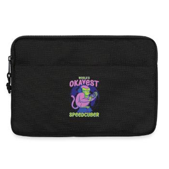 Speedcubing Speed Cube Worlds Okayest Speedcuber - Laptoptasche 13" - Schwarz - Vorne
