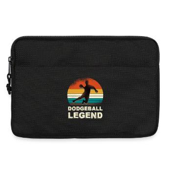 Dodgeball Legend Retro Look - Laptop bag 13" - black - Front