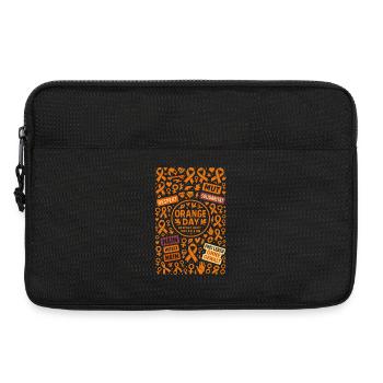Orange Day Nonviolent for Women - Laptop bag 13" - black - Front