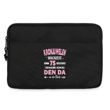 75 Years of Relationship Anniversary Wedding Anniversary - Laptop bag 13" - black - Front
