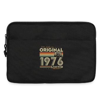 Original 1976 Jahrgang Retro Vintage Geburtstag - Laptoptasche 13" - Schwarz - Vorne