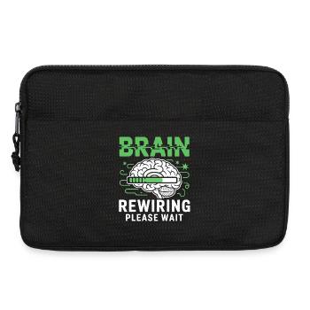 Gehirn-Neustart Bitte Warten - Laptoptasche 13" - Schwarz - Vorne