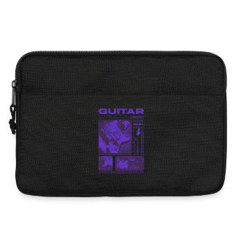 Gitarrist, Rockgitarrist, Streetwear-Musiker - Laptoptasche 13" - Schwarz - Vorne