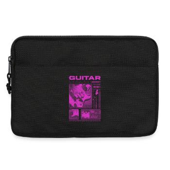 Gitarrist, Rockgitarrist, Streetwear-Musiker - Laptoptasche 13" - Schwarz - Vorne