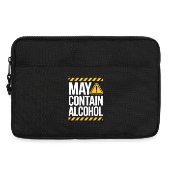 May Contain Alcohol Alkohol Mallorca Saufen JGA - Laptoptasche 13" - Schwarz - Vorne