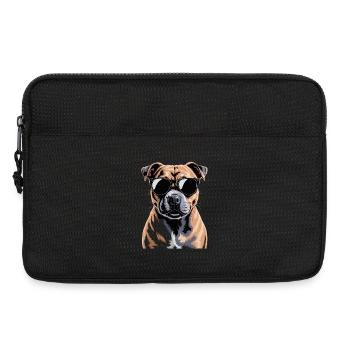 Staffordshire Bullterrier - Laptoptasche 13" - Schwarz - Vorne