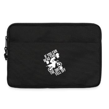If You Can Read This The Dirt Fell Off - Laptop bag 13" - black - Front