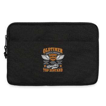 Oldtimer Januar 1986 - Geburtstag - Geschenk - Laptoptasche 13" - Schwarz - Vorne