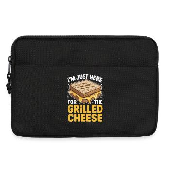 Grilled Cheese Lover - I'm Just Here - Laptop bag 13" - black - Front