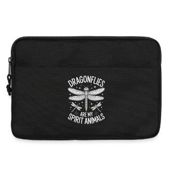 Dragonflies Saying Dragonfly Funny Dragonflies Gift - Laptop bag 13" - black - Front