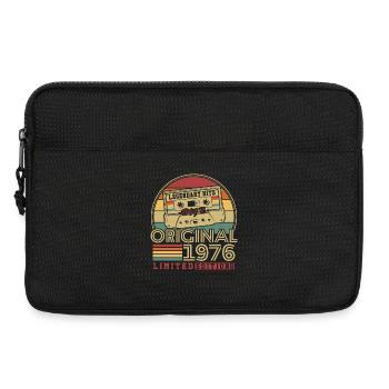 Original 1976 Jahrgang Vintage Geburtstag Retro - Laptoptasche 13" - Schwarz - Vorne