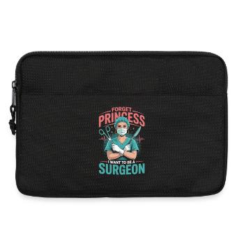 Combative doctor: Not a princess - Laptop bag 13" - black - Front