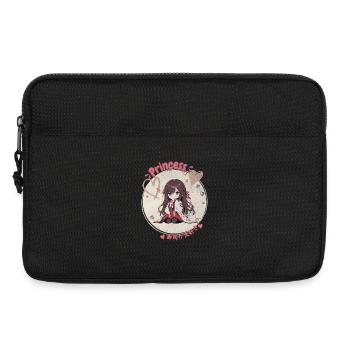 Kawaii Anime Princess – Otaku Girl Design - Laptoptasche 13" - Schwarz - Vorne