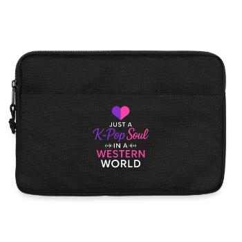 Just A K Pop Soul In A Western World - Laptoptasche 13" - Schwarz - Vorne