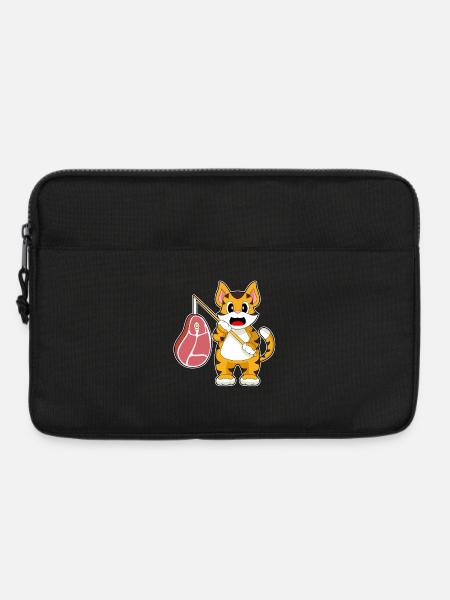 Tiger Angler Angelrute Angeln - Laptoptasche 13" - Schwarz