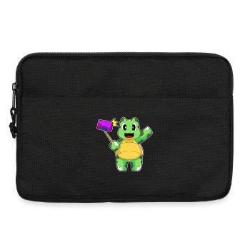 Schildkröte Smartphone - Laptoptasche 13" - Schwarz - Vorne