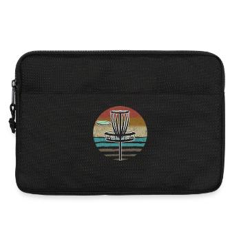 Disc Golf Sunset - Laptoptasche 13" - Schwarz - Vorne