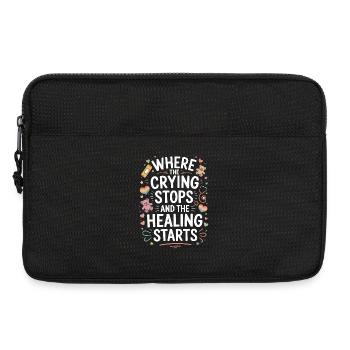 Pediatric Nurse Where The Crying Stops Kids Nurse - Laptop bag 13" - black - Front