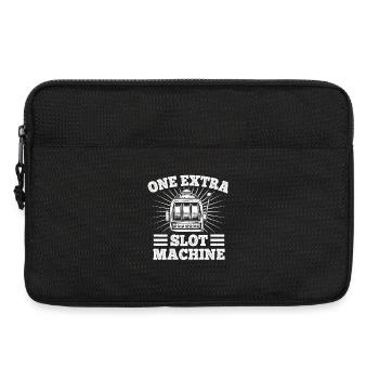 Casino Gambler One Extra Slot Machine Gambling - Laptoptasche 13" - Schwarz - Vorne