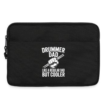Drummer Saying Funny Drummer Gift - Laptop bag 13" - black - Front