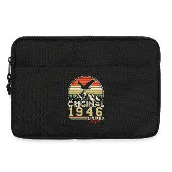 Original 1946 Jahrgang Geburtstag Retro Geschenk - Laptoptasche 13" - Schwarz - Vorne